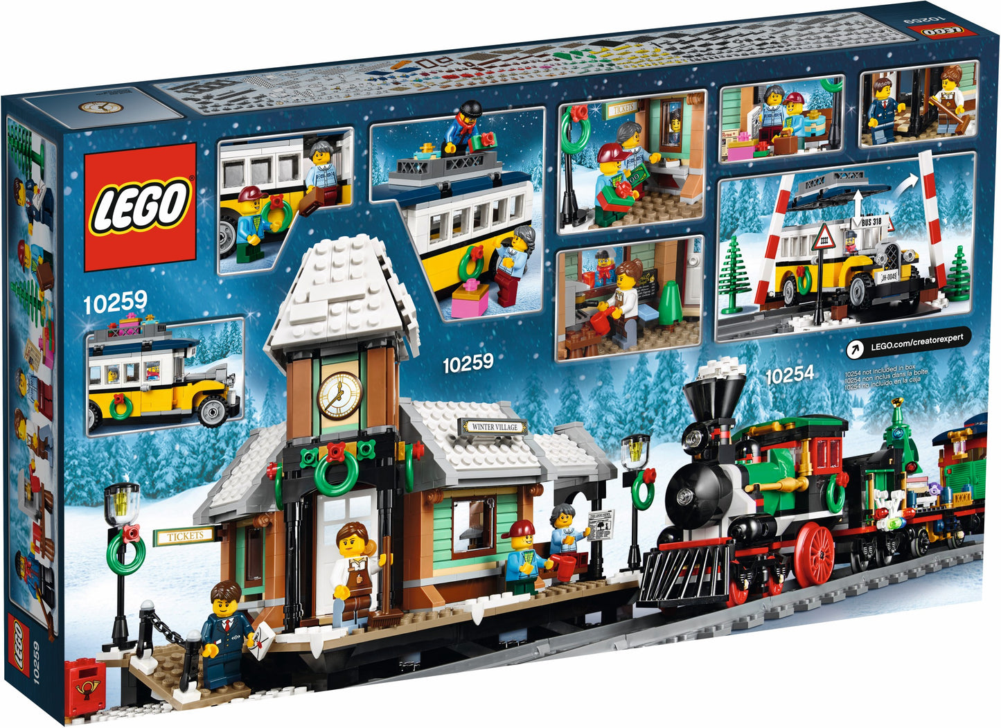 Winter Village Train Station - 10259