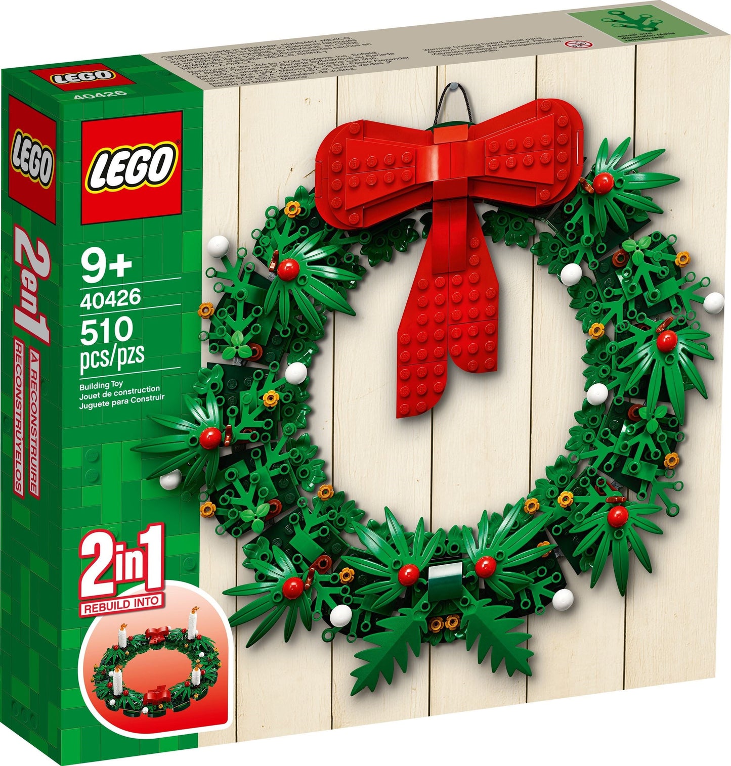 Christmas Wreath 2-in-1 - 40426