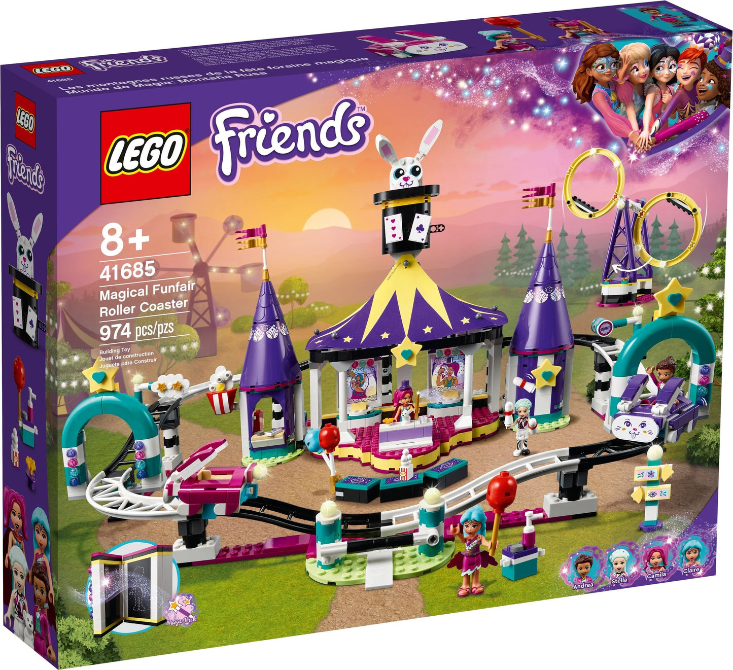 Friends Magical Funfair Roller Coaster - 41685